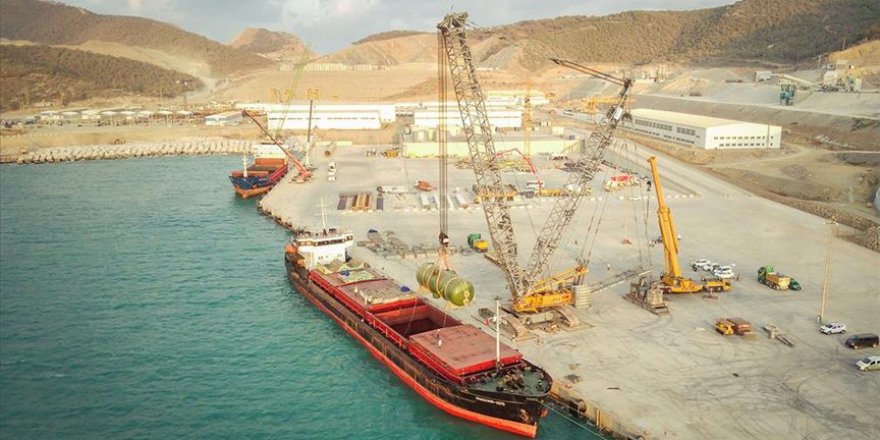 Akkuyu NGS için üretilen 4 buhar jeneratörü Mersin'e ulaştı