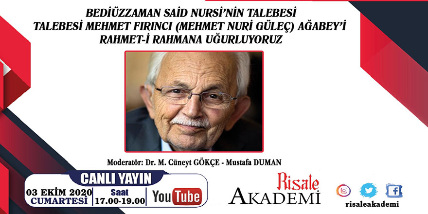 Mehmet Fırıncı ağabeyi anma programı canlı yayın