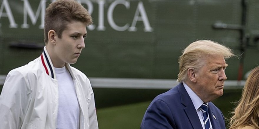 ABD Başkanı Trump'ın oğlu Barron da Kovid-19'a yakalanmış
