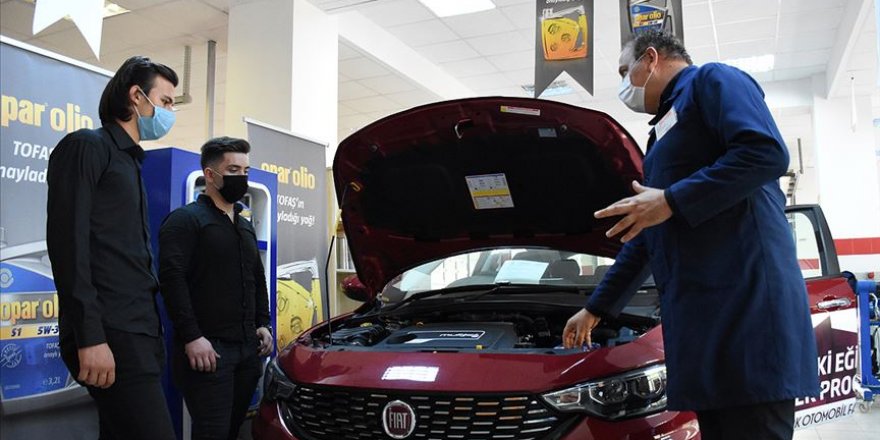 Meslek lisesinde araçlar için 'ultra hijyen sistemi' geliştirildi