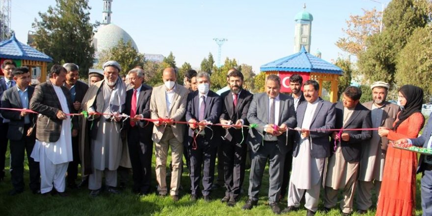TİKA, Afganistan'ın Mezar-ı Şerif kentindeki Ravza-i Şerif bahçesini yeniledi