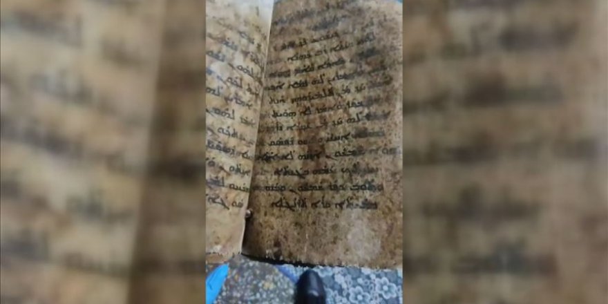 Gaziantep'te ceylan derisi üzerine İbranice yazılmış tarihi İncil ele geçirildi