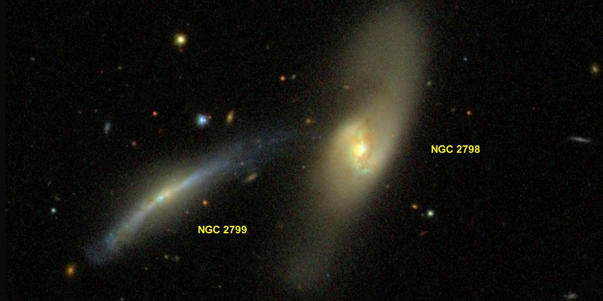 Milyarlarca yıl süren iki galaksinin birleşmesi görüntülendi