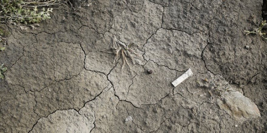 Alibeyköy barajında korkutan görüntü!