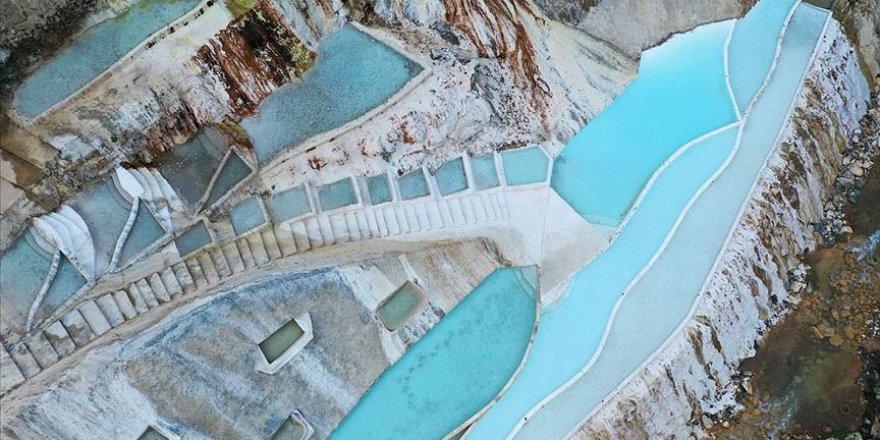 Göksu travertenleri Giresun'un Pamukkale'si olacak