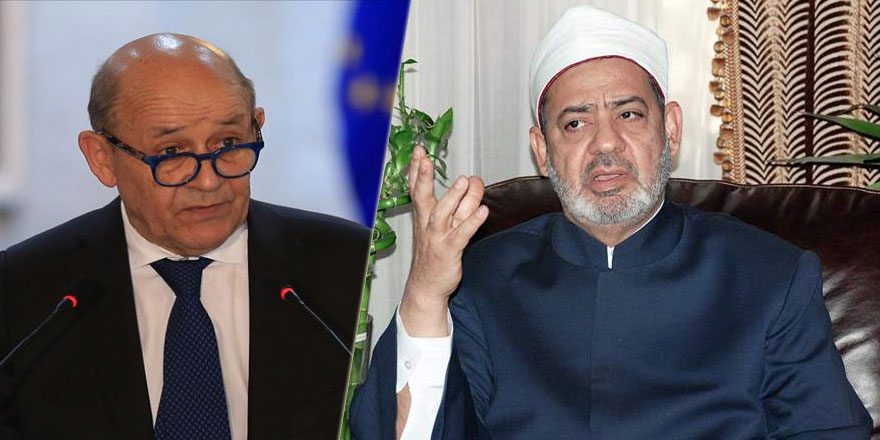 Ezher Şeyhi'nden Fransa Dışişleri Bakanına Hz. Muhammed fırçası