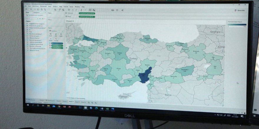 Salgında tıbbi atık kirliliğinin haritasını oluşturdu