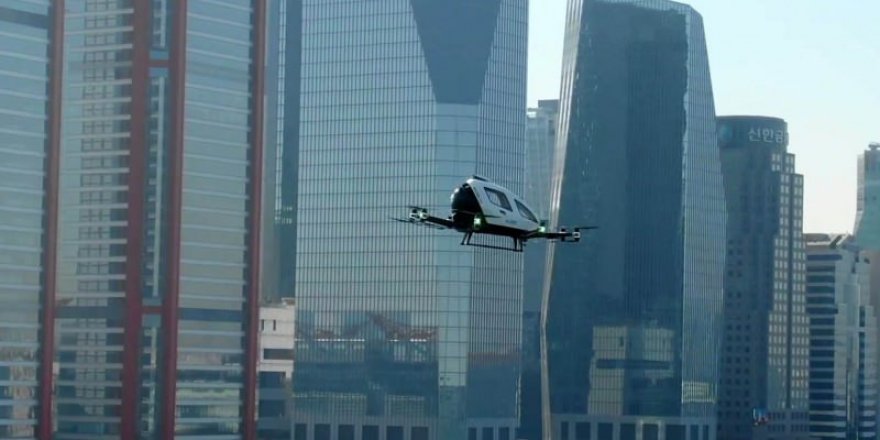 Drone taksi ilk uçuşunu gerçekleştirdi