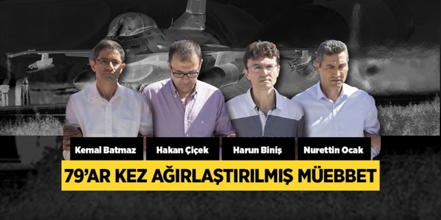 Akıncı Üssü darbe girişimi davasında karar açıklandı
