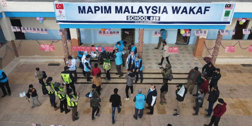 Türkiye Diyanet Vakfı İdlib'de okul açtı