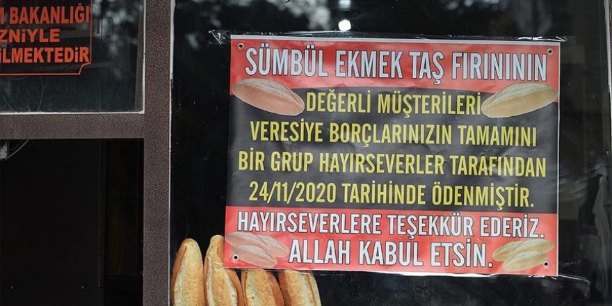 Mardin'de bir grup hayırsever vatandaşların 10 bin liralık veresiye borcunu ödedi