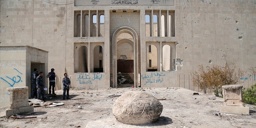 DEAŞ'ın harabeye çevirdiği Musul müzesi 6 yıl aradan sonra yeniden kapılarını açtı