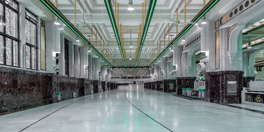 Mescid-i Haram'da 4 bin mermer parçası değiştirildi