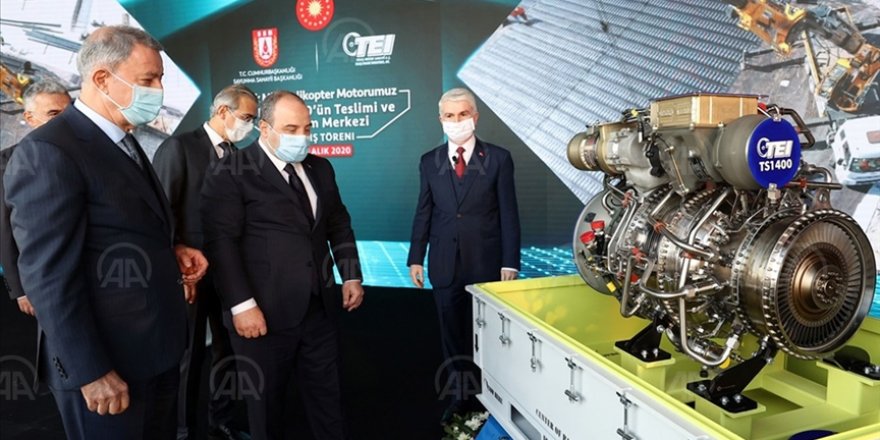 Varank ile Akar, ilk milli helikopter motorunun test işlemlerini takip etti