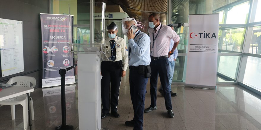TİKA'dan Kolombiya'daki uluslararası havaalanına, termal kamera sistemi desteği
