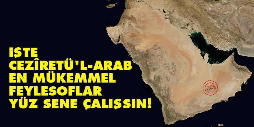 Bediüzzaman: İşte Cezîretü'l-Arab, en mükemmel feylesoflar yüz sene çalışsın!