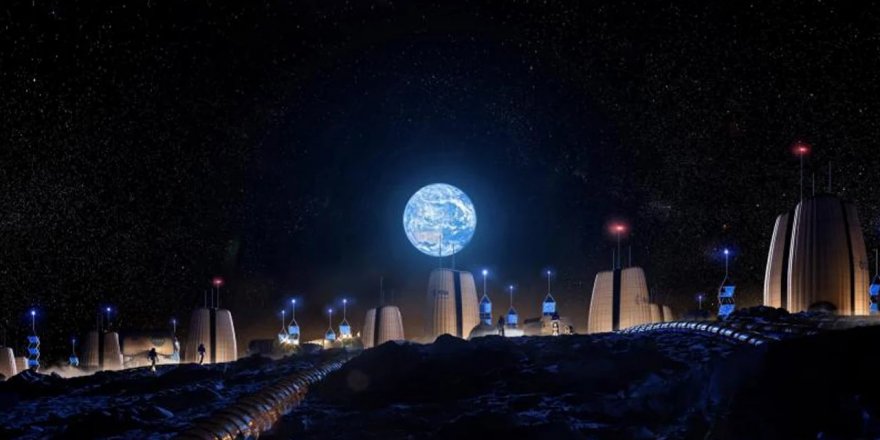 Ay'da inşa edilecek evlerin nasıl görüneceğini gösteren yeni görseller paylaşıldı