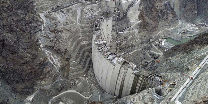 Yusufeli Barajı'nın tamamlanmasına 15 metre kaldı