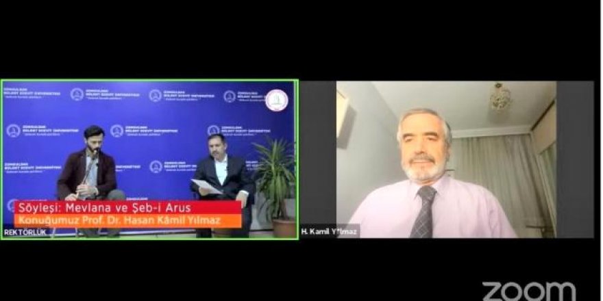 Prof. Hasan Kamil Yılmaz, 'Mevlana ve Şeb-i Arus'u anlattı