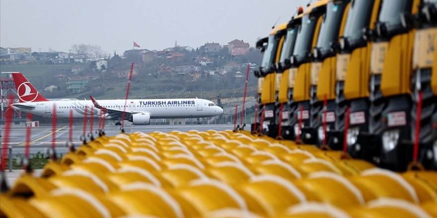 İstanbul Havalimanında kışa hazırlıklar tamamlandı