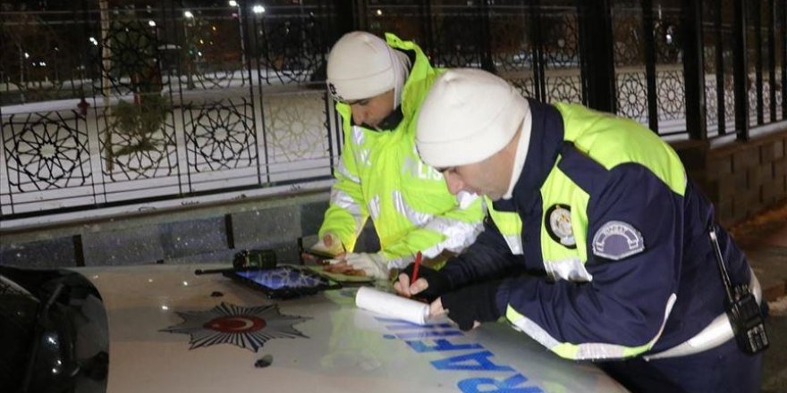 Drift yaparken radara yakalanan sürücüye 7 bin 14 lira ceza