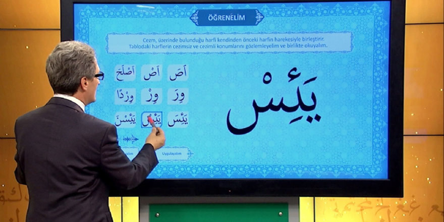 Evden Kur'an öğrenme programı bugün başlıyor