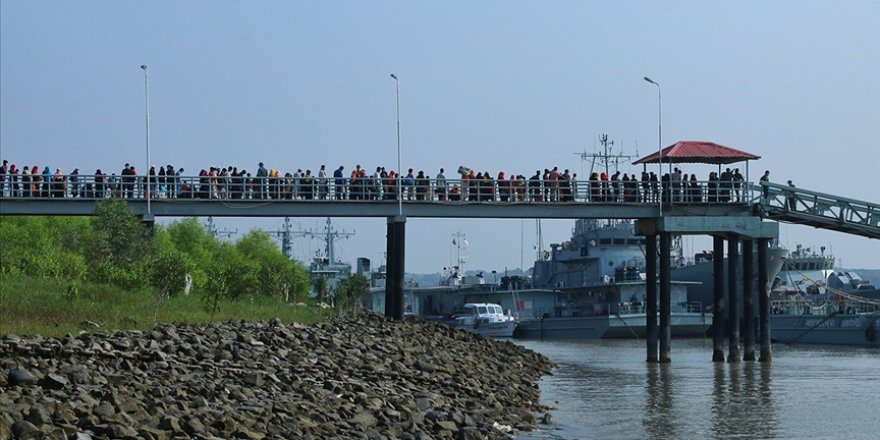 Arakanlı Müslümanların ikinci grubu Bhasan Char Adası'na gönderildi