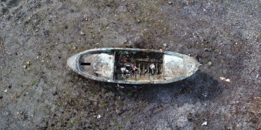 Terkos gölünde korkutan görüntü