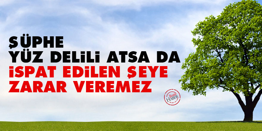 Bediüzzaman: Şüphe, yüz delili atsa da ispat edilen şeye zarar veremez