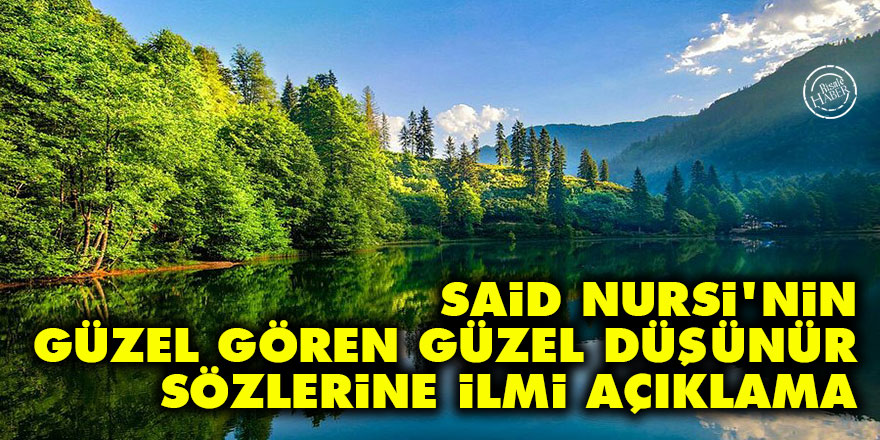 Said Nursi'nin 'güzel gören güzel düşünür' sözlerine ilmi açıklama
