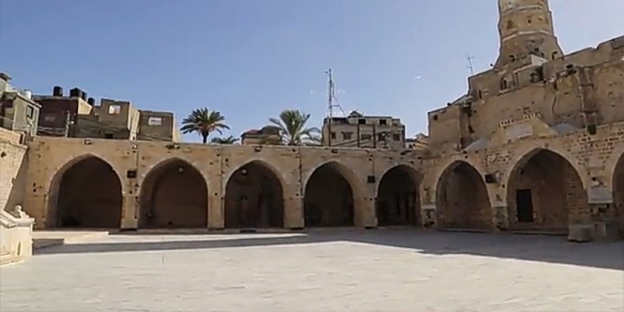 Gazze Şeridi'nin en büyük camisini Osmanlı motifleri süslüyor