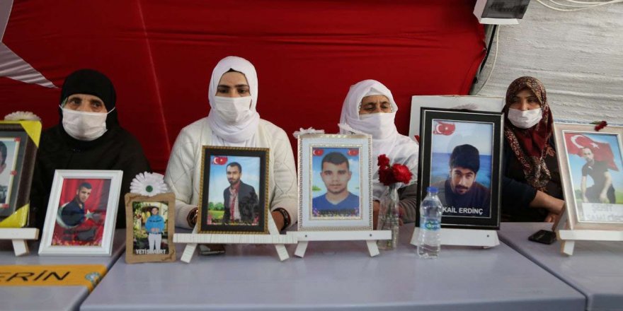 Kışın soğuğunda evlat nöbeti devam ediyor