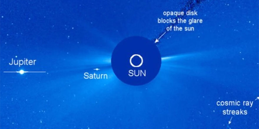 NASA, Satürn ve Jüpiter kesişmesinin fotoğrafını yayınladı