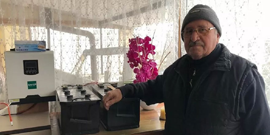 Kurduğu sistemle 10 yıldır elektriğe tek kuruş para vermiyor