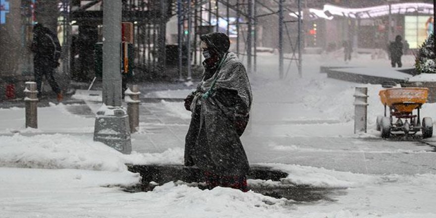 ABD'nin doğu yakasında kar fırtınası