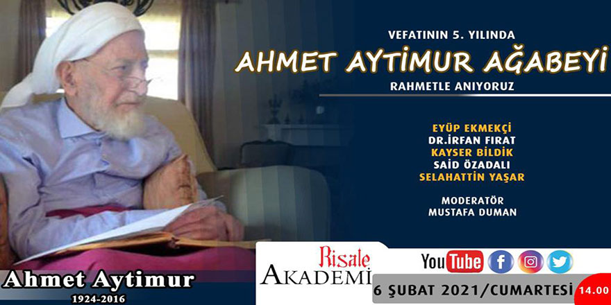 Ahmet Aytimur ağabeyi anma programı