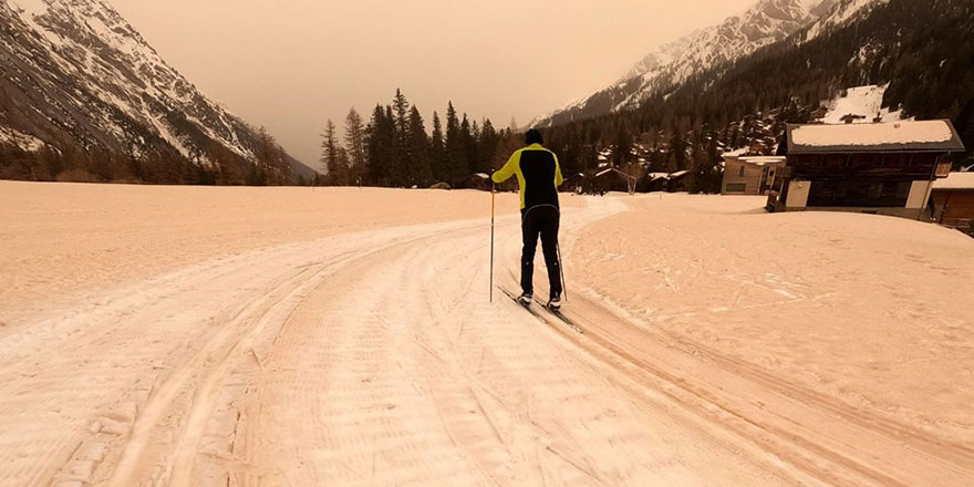 Avrupa'ya turuncu kar yağdırıldı