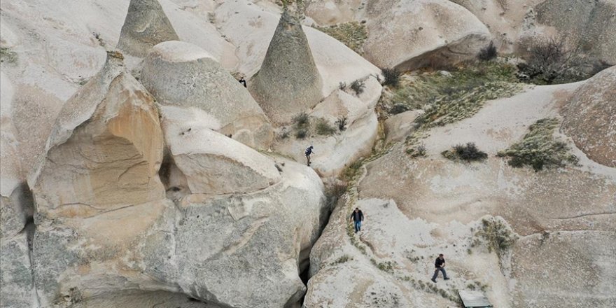 Kapadokya'nın 'gizli hazineleri'nden Çat Vadisi turistleri ağırlamak için gün sayıyor