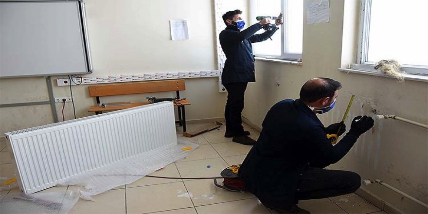 Köy okullarında yüz yüze eğitim için hazırlıklar tamamlandı