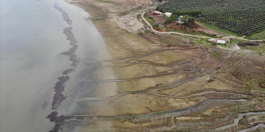 20 bin kuşa ev sahipliği yapan Marmara Gölü yağışa hasret