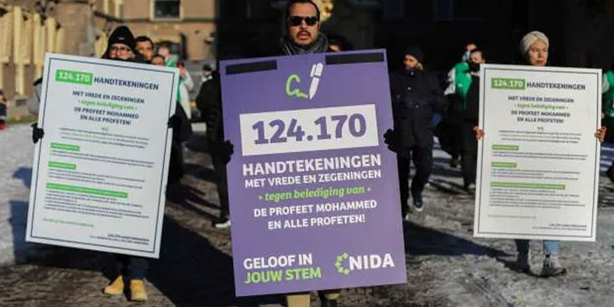 Hollanda'da Hz. Muhammed'e hakaretin suç sayılması için 124 bin imza toplandı