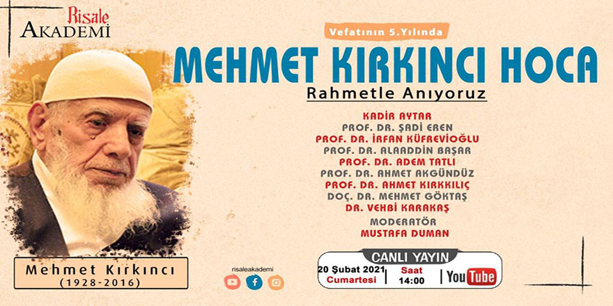 Mehmet Kırkıncı anma programı
