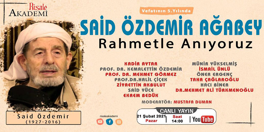 Said Özdemir ağabey anma programı