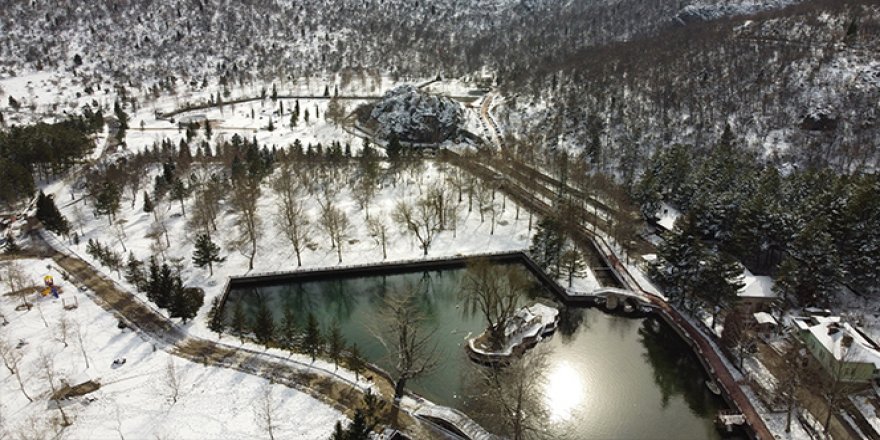 Toroslar'daki Kuğulu Park'ta kısıtlama sessizliği