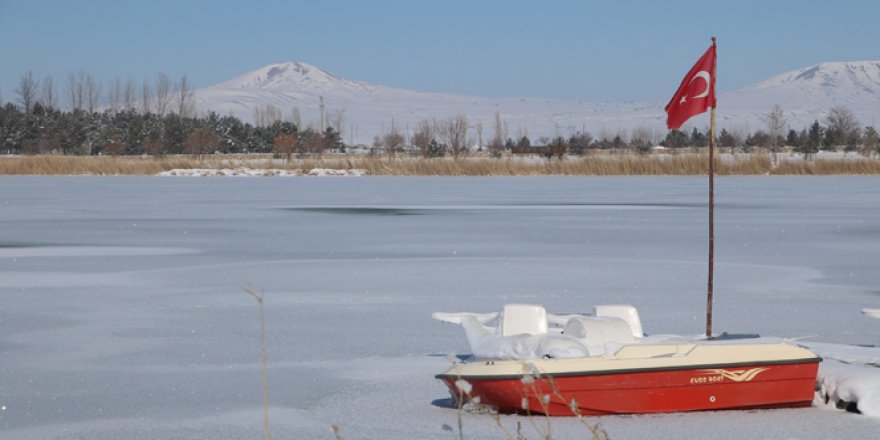Donan gölde balık umudu