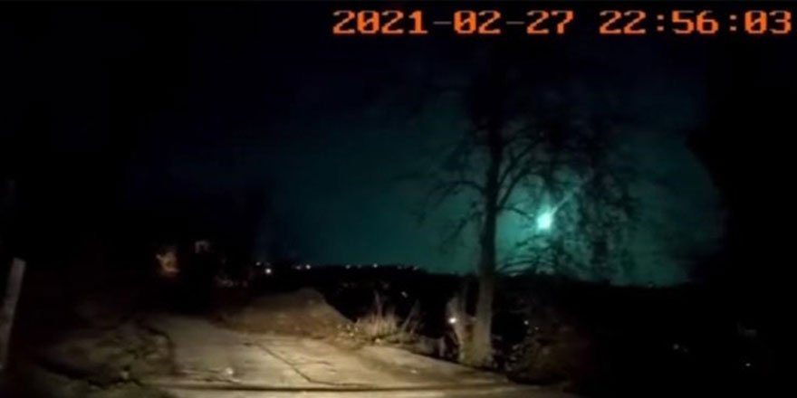 Dün gece Türkiye'ye göktaşı düştü