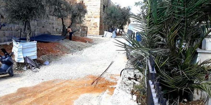 Siyonist işgal rejimi Müslümanlara ait mezarlığa zarar veriyor