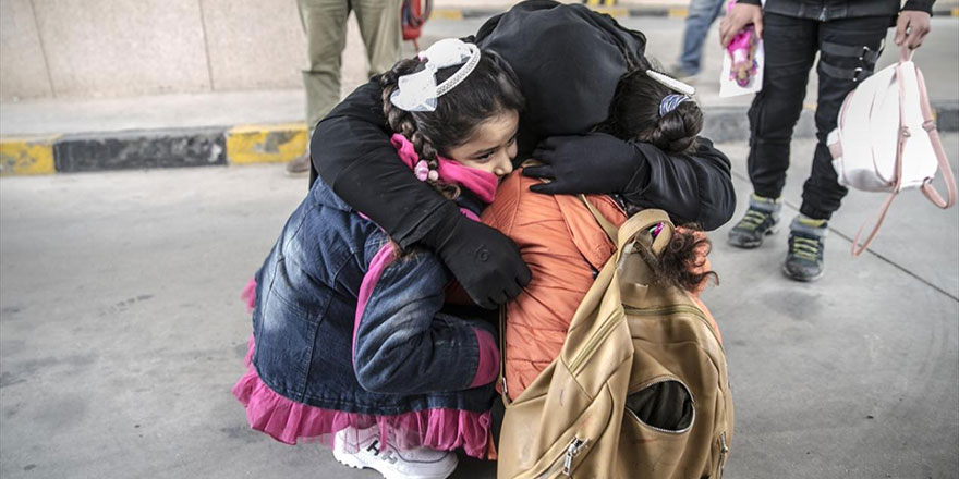 Samsun'da yaşayan Iraklı anne, 2,5 yıldır Suriye'de olan çocuklarına kavuştu