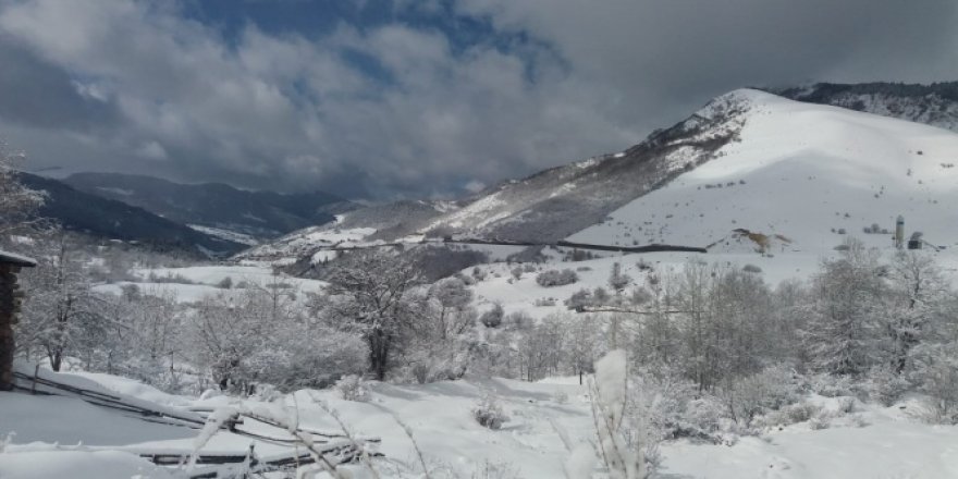 Artvin'de etkileyen kış manzaraları
