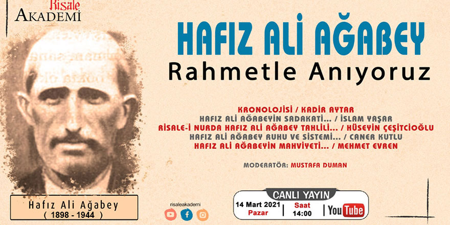 Hafız Ali ağabeyi anma programı